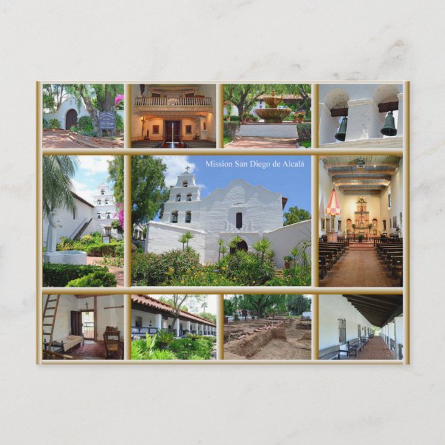Carte Postale Mission San Diego (Devant)