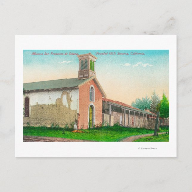 Carte Postale Mission San Francisco de Solano (Devant)