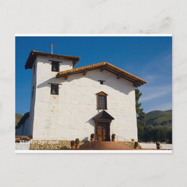 Carte Postale Mission San José California Produits (Devant)