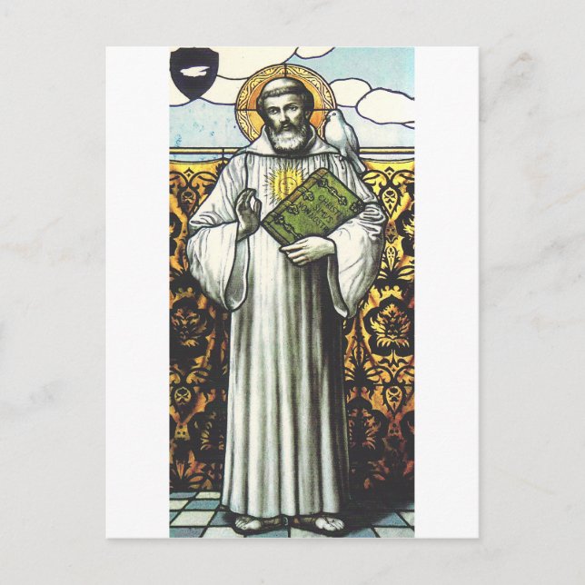 Carte Postale missionnaire irlandais Saint-Columbanus (Devant)