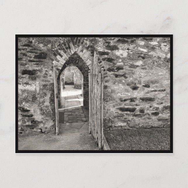 Carte Postale Missions de San Antonio - Vieille Porte (Devant)