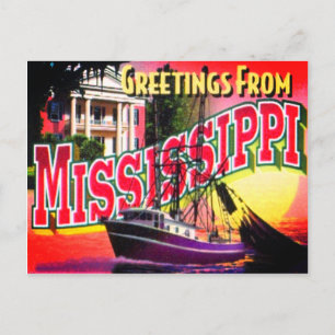 Carte postale Mississippi