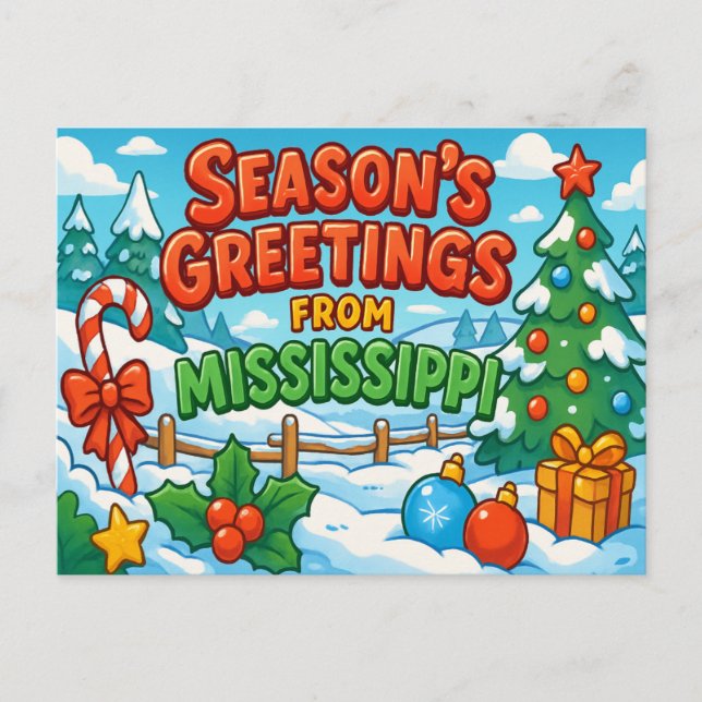 Carte postale MISSISSIPPI (Devant)