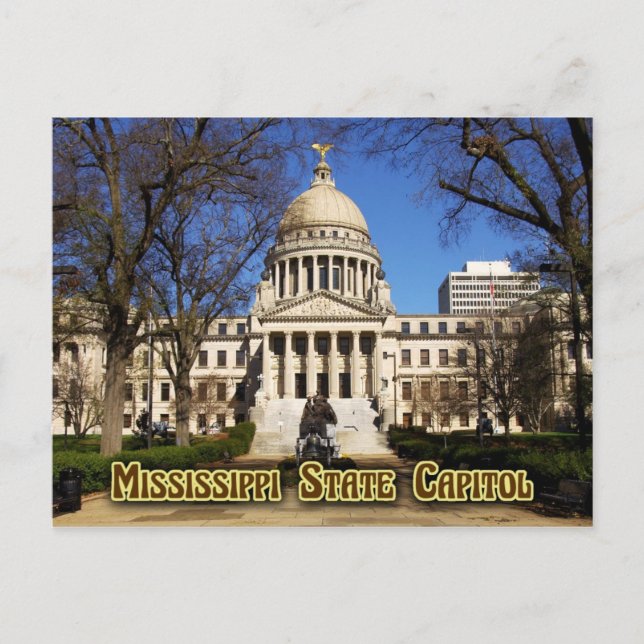 Carte Postale Mississippi State Capitol Building, Jackson (Devant)