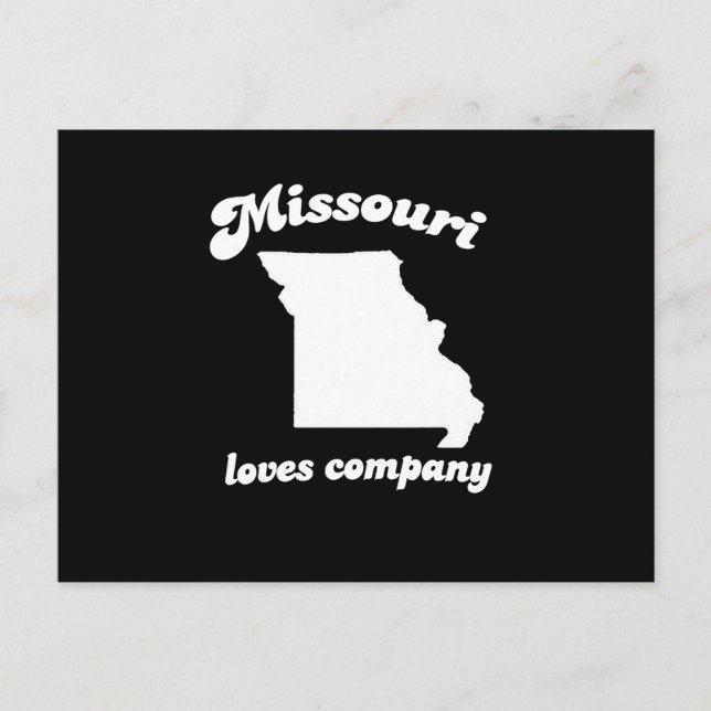 Carte Postale Missouri aime la compagnie T-shirt (Devant)