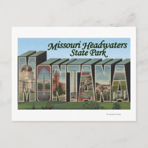 Carte Postale Missouri Headwaters Park, Montana