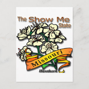 Carte Postale Missouri Show Me State Hawthorn