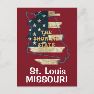 Carte postale Missouri State Holiday personnalisée