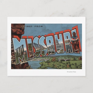 Carte Postale Missouri (Vue Pont) - Scènes de grandes lettres