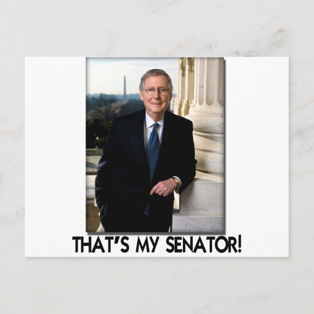 Carte Postale Mitch McConnell, celui est mon sénateur ! (Devant)