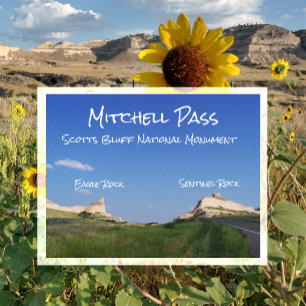 Carte Postale Mitchell Pass, Scotts Bluff National Monument, NE