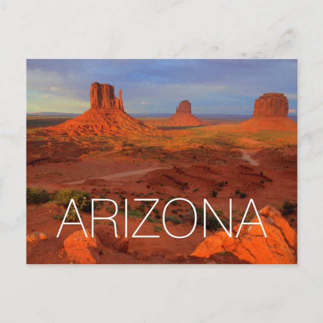 Carte Postale Mittens, Vallée du Monument, AZ (Devant)