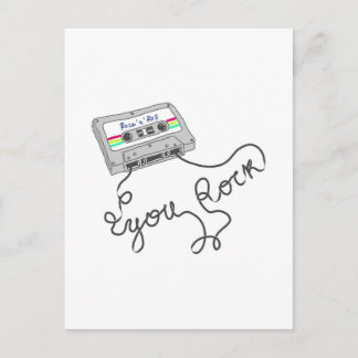 Carte Postale Mixtape - Vous rochez