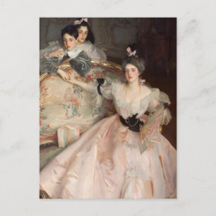 Carte Postale Mme Carl Meyer et ses enfants par Singer Sargent