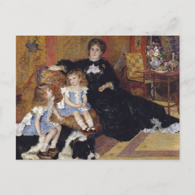 Carte Postale Mme Charpentier par Renoir Impressionist Painting (Devant)