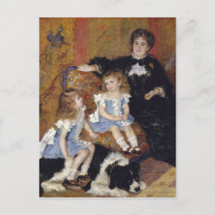 Carte Postale Mme Charpentier par Renoir Impressionist Painting