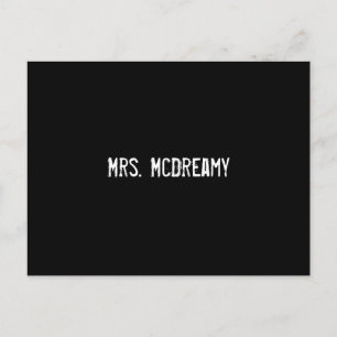 Carte Postale Mme McDreamy
