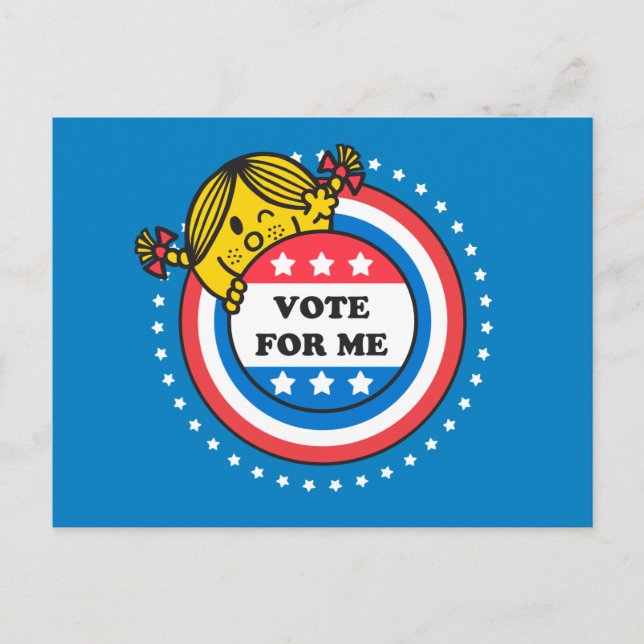 Carte Postale Mme Sunshine - Votez Pour Moi (Devant)