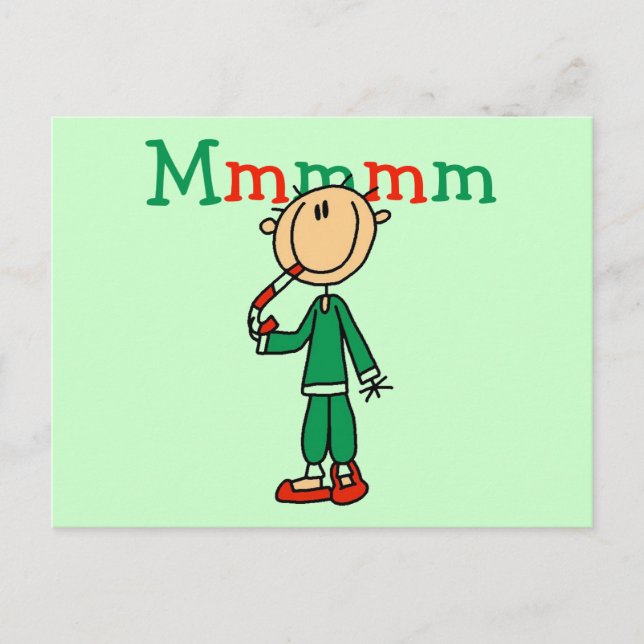 Carte Postale Mmmm Sucres de canne T-shirts et cadeaux (Devant)