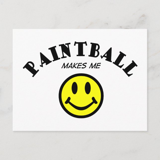 Carte Postale MMS : Paintball (Devant)