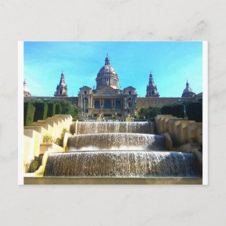 Carte Postale MNAC, (Musée d'Art) Barcelone, Espagne