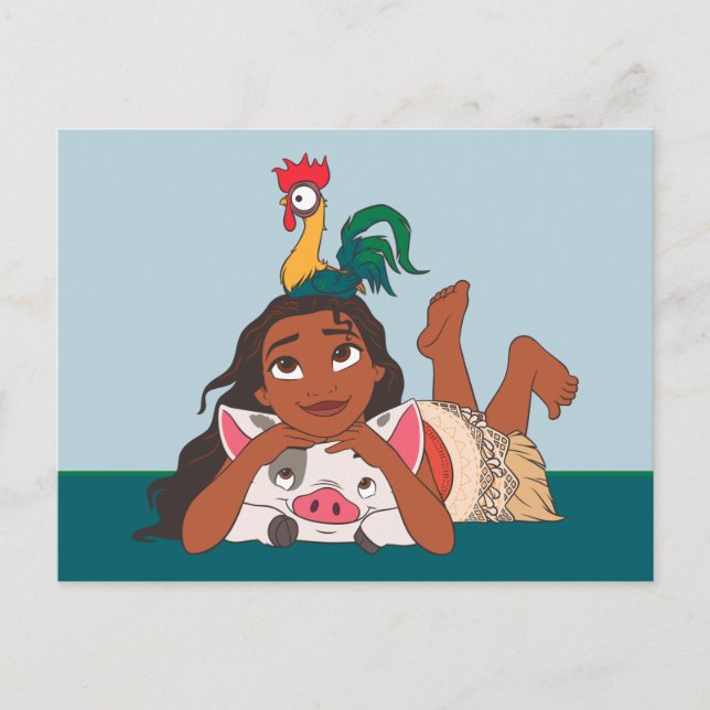Carte Postale Moana de Disney | Moana & Friends (Devant)