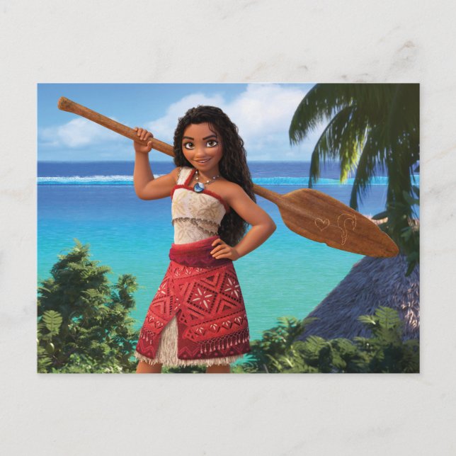 Carte Postale Moana est née au voyage (Devant)