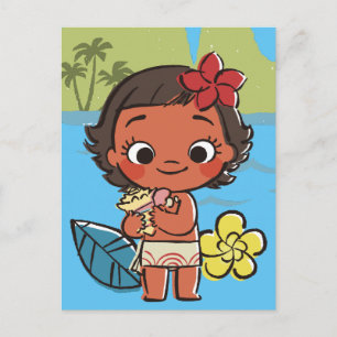 Carte Postale Moana   Île fille