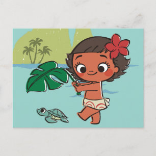 Carte Postale Moana   Née pour être dans la mer