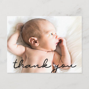 Carte Postale Mod Baby Nom et photo de naissance