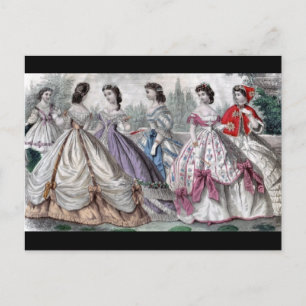 Carte Postale Mode 1865