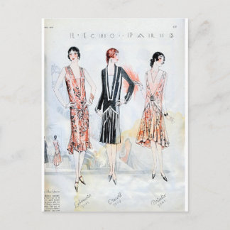 Carte Postale Mode, avril 1928
