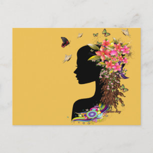 Carte Postale Mode Imaginaire pour dames