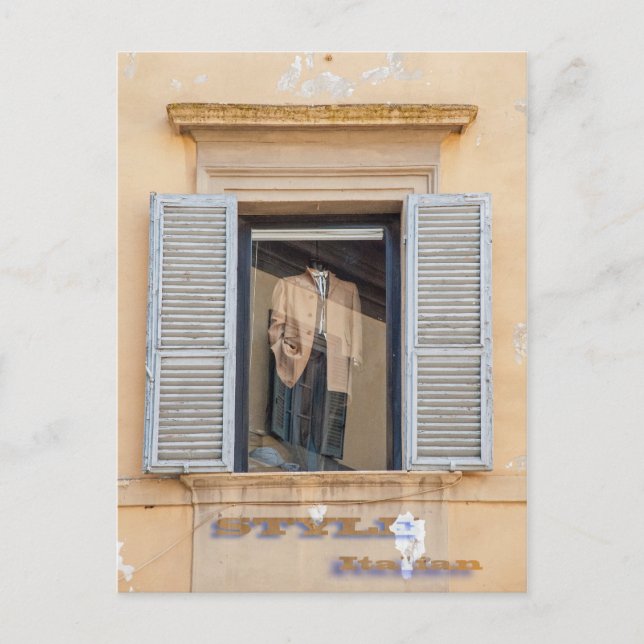 Carte Postale Mode italienne, Style italien (Devant)