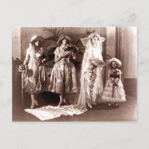 Carte Postale Mode nuptiale vintage
