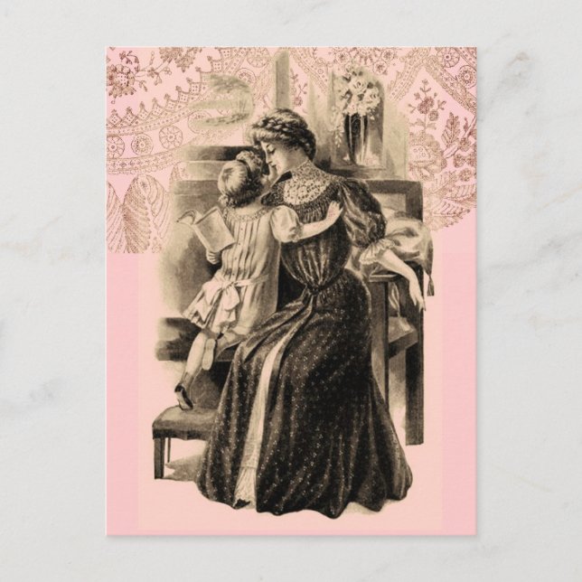 Carte Postale Mode vintage 1900 (Devant)