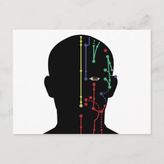 Carte postale Modèle Acupuncture
