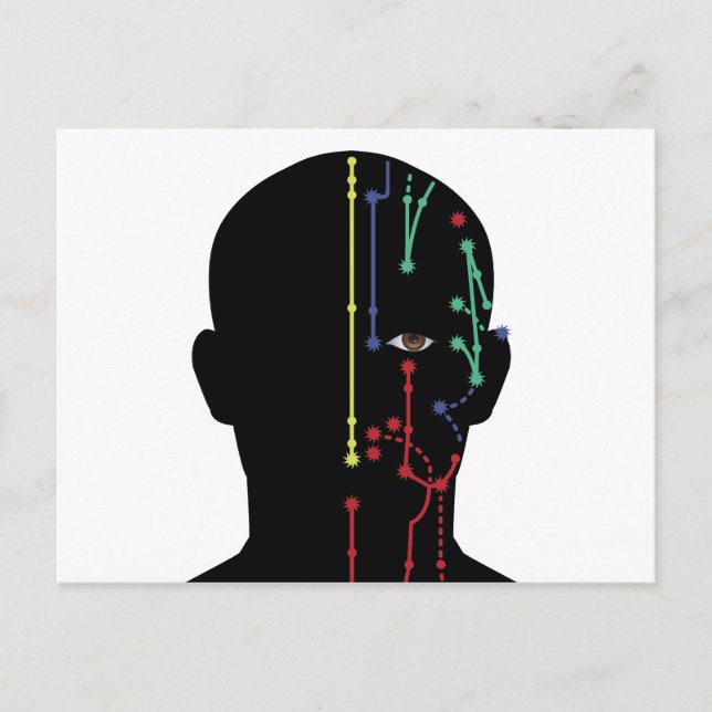 Carte postale Modèle Acupuncture (Devant)