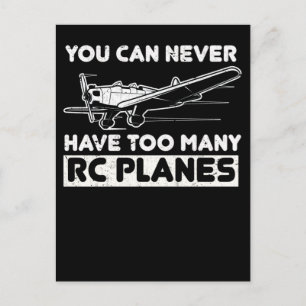 Carte Postale Modèle amusant Avion pilote RC Avion