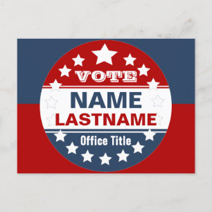 Carte Postale Modèle de campagne personnalisé