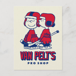 Carte Postale Modèle de la boutique pro du club de hockey de Van