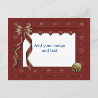 Carte Postale Modèle de Noël