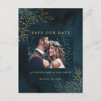 Carte Postale Modèle de papeterie Mariage de la Marine