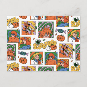 Carte Postale Modèle de photos Halloween de Scooby-Doo