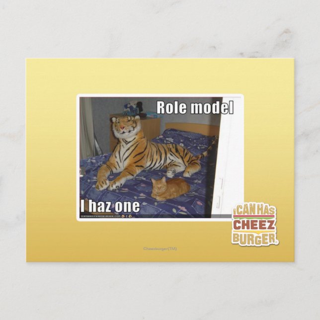 Carte Postale Modèle de rôle, j'en ai un (Devant)