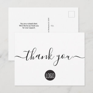 Carte Postale Modèle d'entreprise d'appréciation client personna