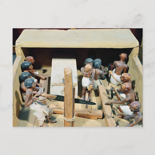 Carte Postale Modèle funéraire d'un atelier de menuiserie (Devant)