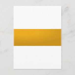 Carte Postale Modèle Gold Blank : Ajouter du texte, une image, r