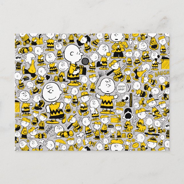 Carte Postale Modèle Je Suis Charlie Brown (Devant)