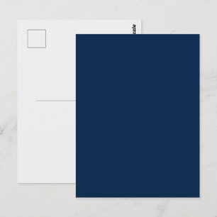 Carte Postale Modèle Oxford Blue Custom Postcard